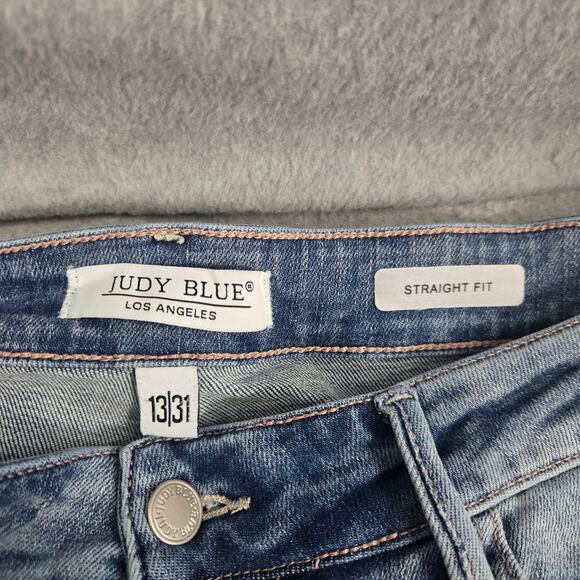 Judy Blue Straight Fit Jeans Size 13/31 - Picture 3 of 5